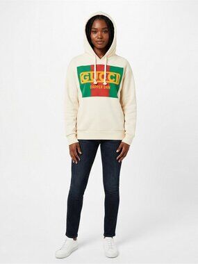 Gucci x Dapper Dan Collection Vintage Cream Hoodie Sweater